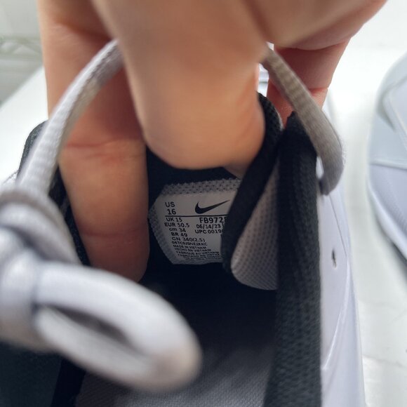 Nike Force Trout 9 Keystone Sz 16 Grey Men’s Baseball Cleats Style FB9728-002 - Picture 11 of 14